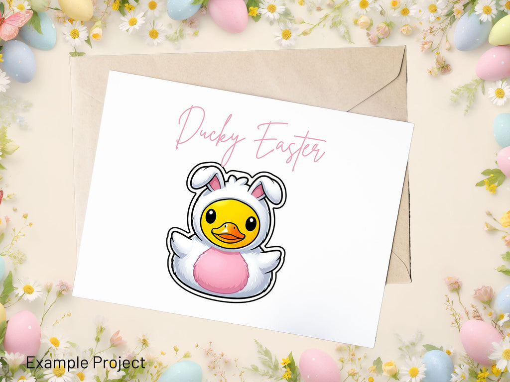 Personalized Easter Duck Templates | Bunny & Duck Styles (Canva, PNG, JPG)
