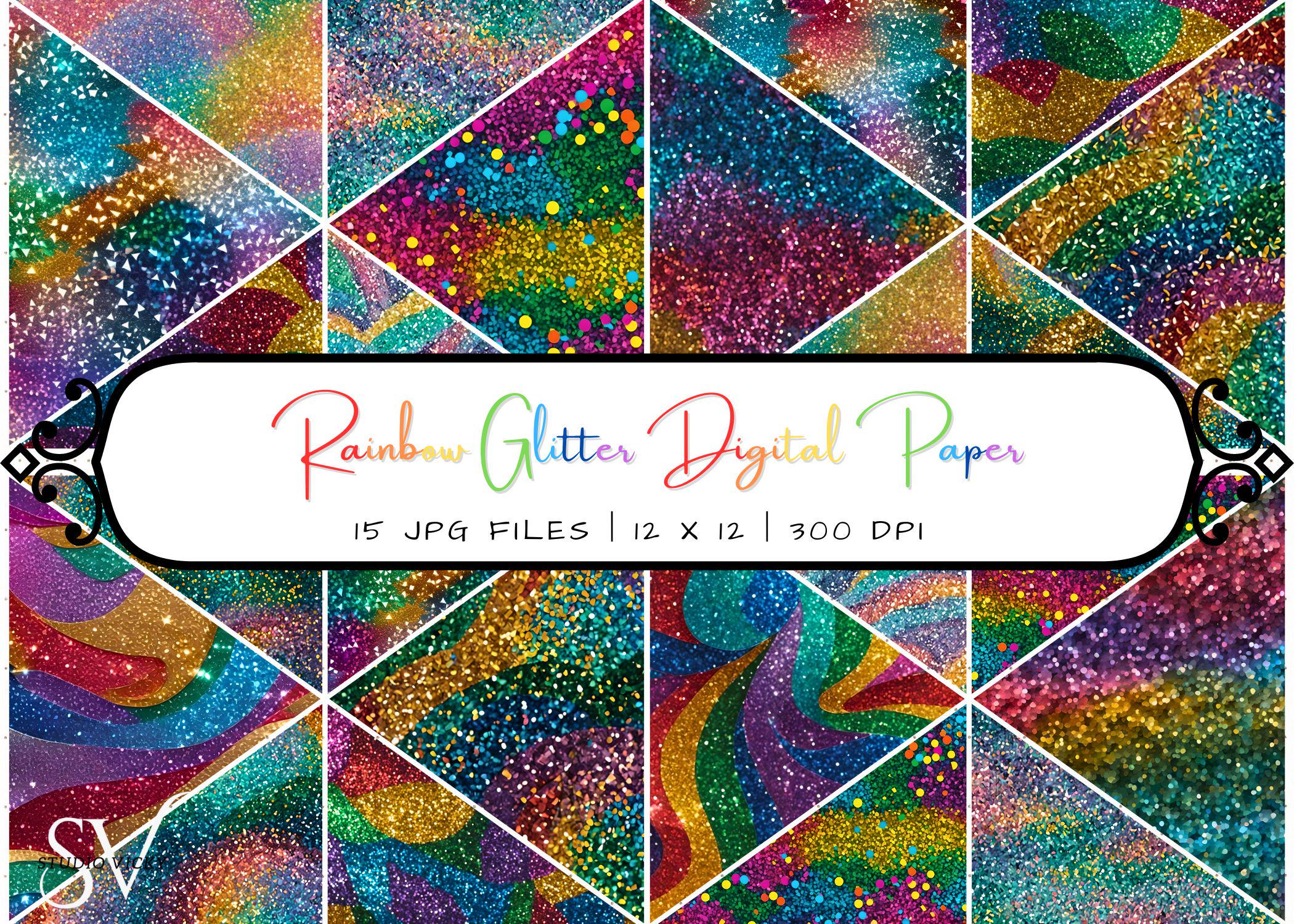 Squishy Cow Clipart Bundle | 22 PNG SVG Files + 15 Glitter Patterns