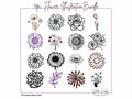 Spring Flower Illustration Bundle: 37pc Hand-Drawn PNG Designs (Digital Download)