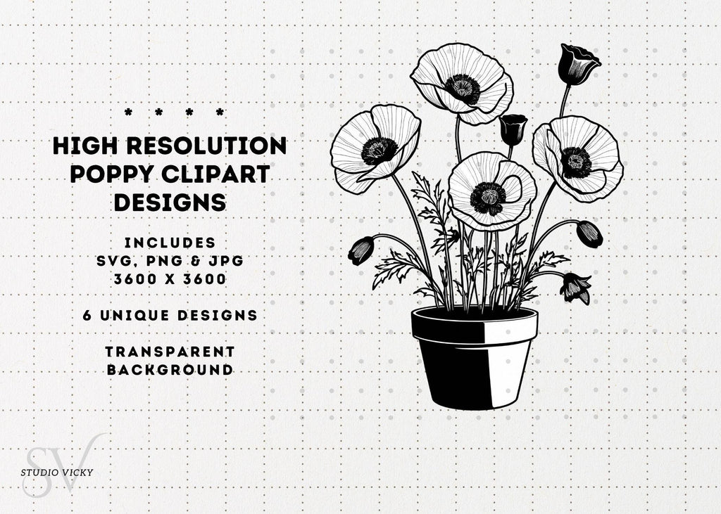 Spring Flower Illustration Bundle: 37pc Hand-Drawn PNG Designs (Digital Download)